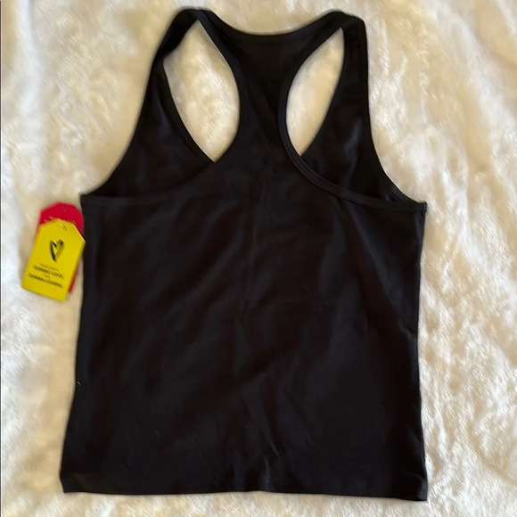 NWT Zumba Black Graphic Tank Top - Picture 5 of 7